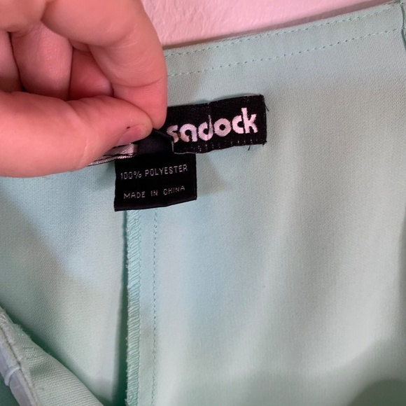 Jamie Sadock | Mint Green Mini Skort w/ Slit on R Leg Size 4 - Picture 11 of 11